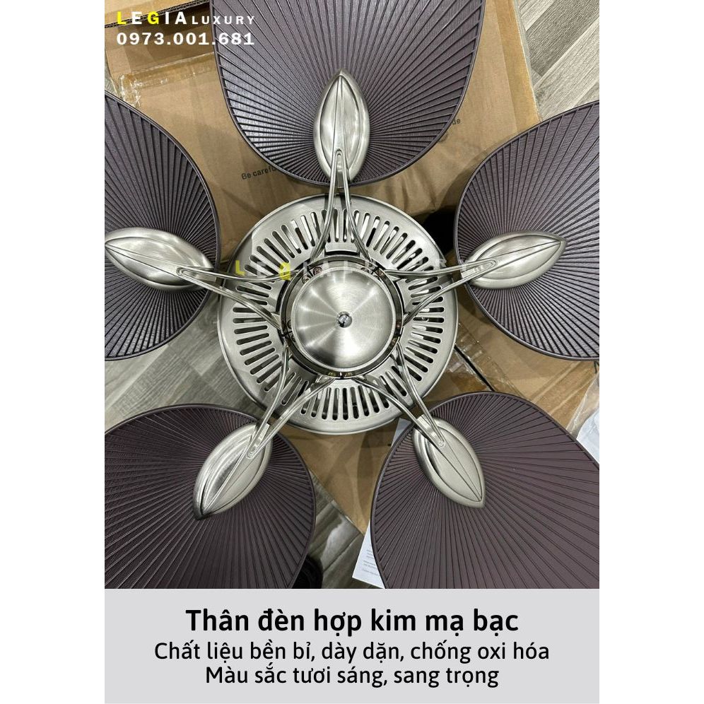 Ảnh Quạt Trần Phong Cách Đông Dương Lê Gia LGFAN715 | Quạt Trần Cho Khách Sạn 3