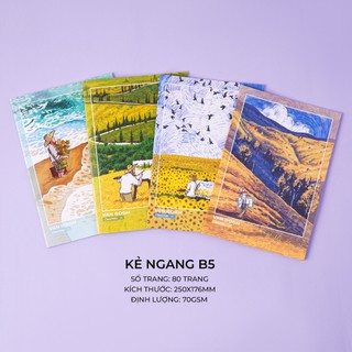[BST VANGOGH] Vở Kẻ Ngang 80/120/ 200 Trang CLASSMATE Bìa Dày Chống Nước Giấy 70gsm Không Thấm Dành Cho Học Sinh