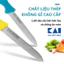 Set 12 dao Kai Indian Hocho Kitchen Knife Short Ấn Độ gọt hoa quả và cắt bánh mì lưỡi răng cưa ngắn 94mm