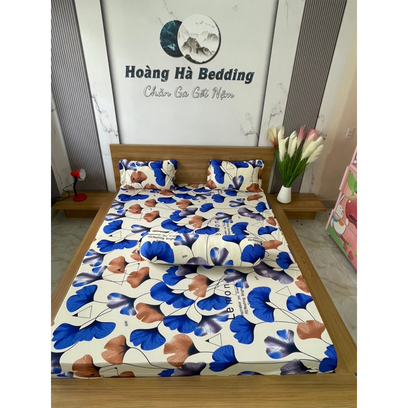 (ôm cột dây )bộ ga thun Hàn quốc 4 món