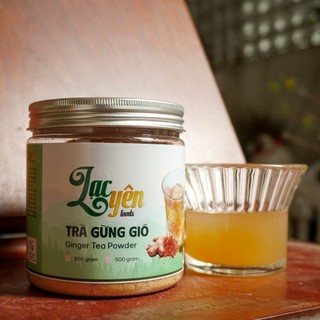 Trà Gừng Gió Sấy Lạnh Thủ Công Ít Ngọt Lạc Yên Foods, Làm Từ Gừng Gió Tự Nhiên Cay Nồng