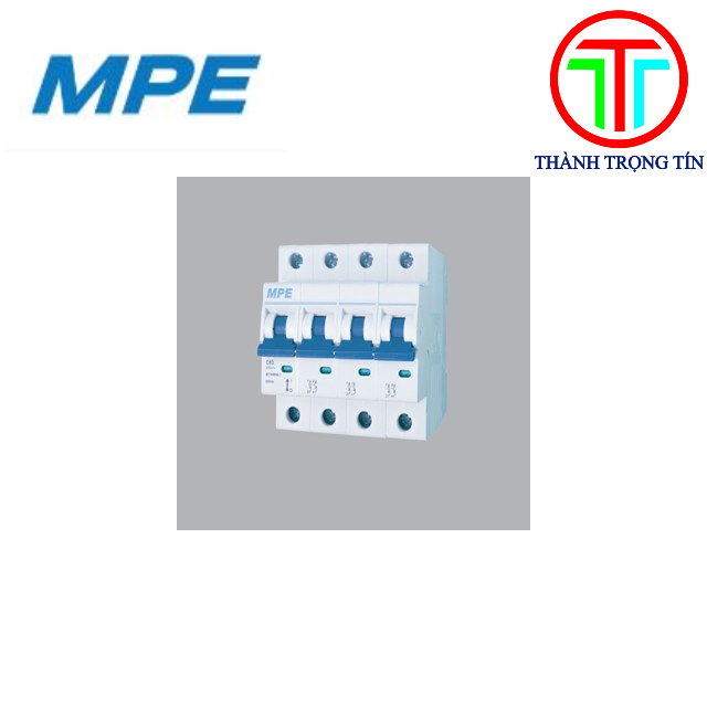 CB Tép 4 pha, cầu dao tự động 4 PHA 6kA chính hãng MPE bảo hành 12 ...