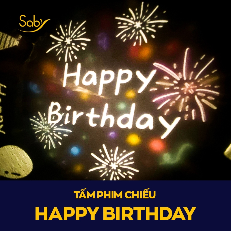 Ảnh Đèn chiếu sao Saby Dreamz mix 6 tấm phim chiếu tự chọn, pin sạc, chế độ xoay 360 độ với 3 màu ánh sáng, BH 12 tháng 1