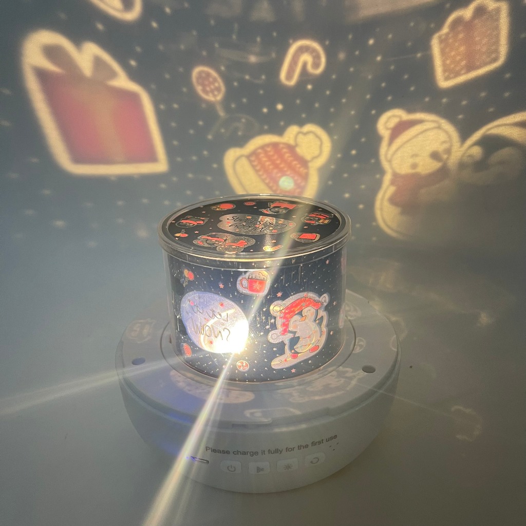 Ảnh Đèn chiếu sao hình giáng sinh, Noel Saby Dreamz Quà tặng Merry Christmas pin sạc 1200mah 3