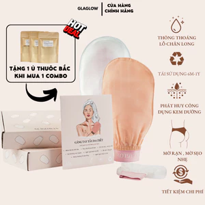 Găng Tay Tẩy Tế Bào Chết GLAGLOW Cao Cấp