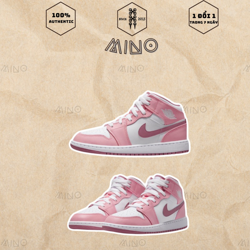 [CHÍNH HÃNG] Giày Nike Air Jordan 1 Mid Valentine's Day 2023 (DQ8423 ...