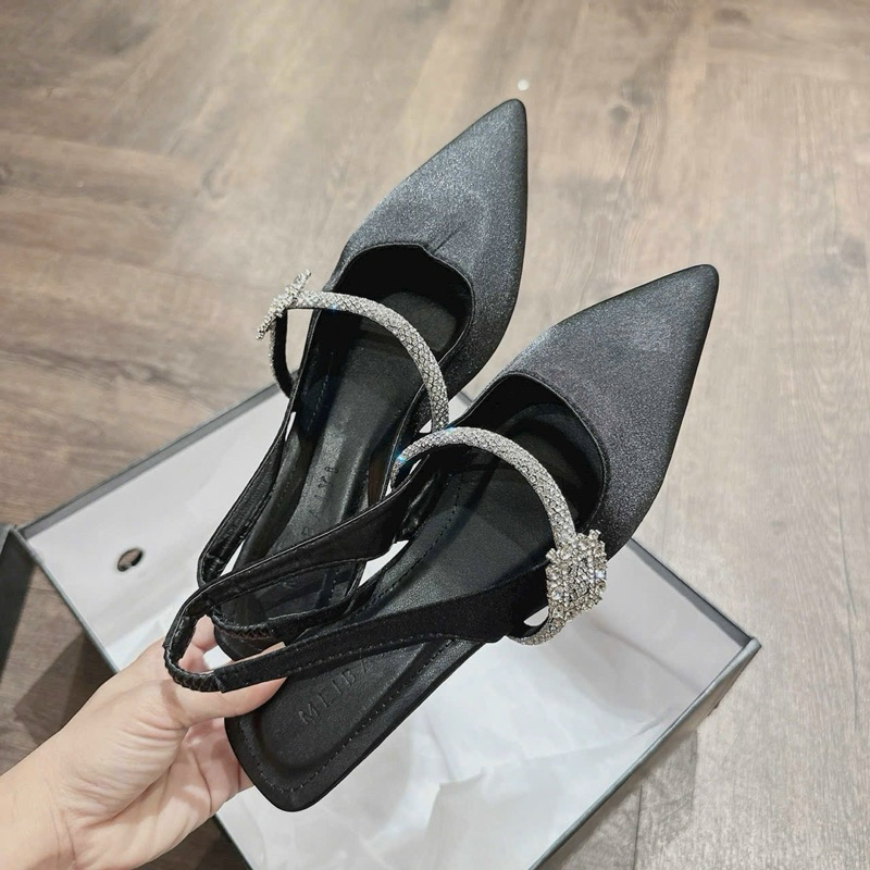SANDAL BÚP BÊ QUAI ĐÁ  FORM NHỎ MANG NÂNG LÊN 1 SIZE GIÚP SHOP) - GIÀY DÉP QUỲNH PÉ