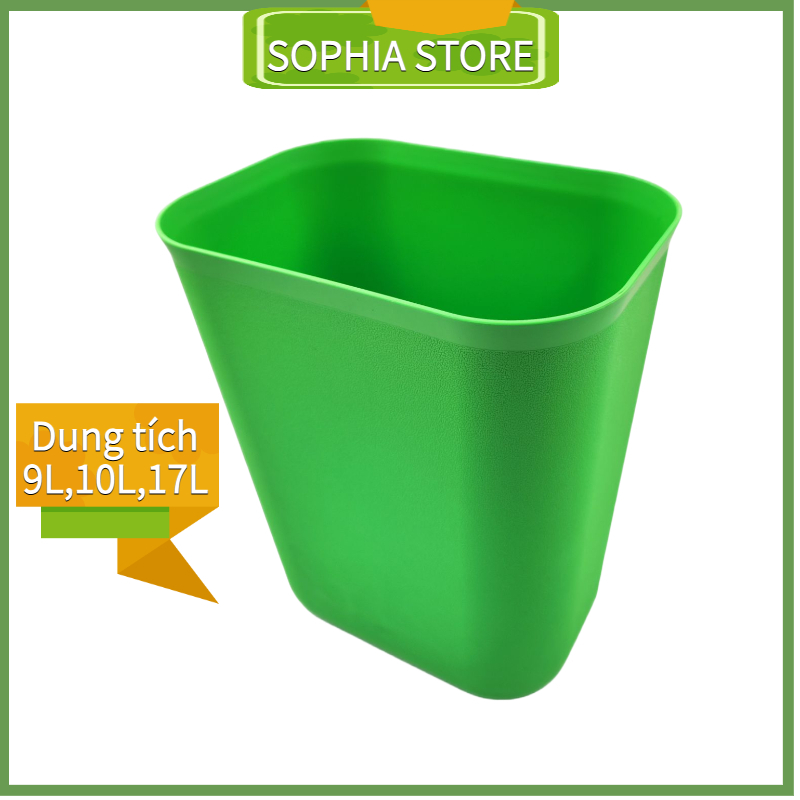Thùng đựng rác nhựa 9L,10L,17L / Sọt rác nhựa mini tiện dụng/ HP-SQ9L ...