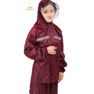 Bộ Quần Áo Mưa Người Lớn, Áo Mưa Siêu Chống Thấm Nước, Chống Gió