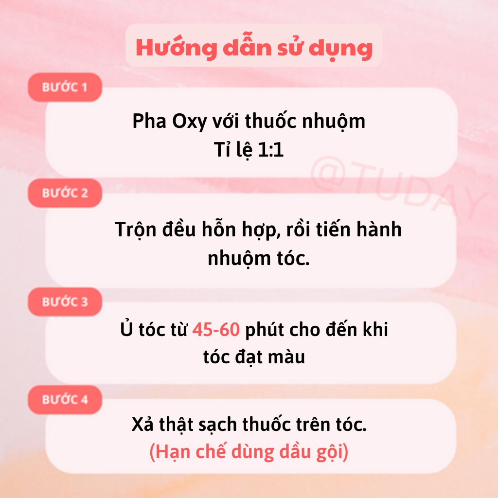 Thuốc Nhuộm Tóc Màu NÂU ĐỎ CHERRY Nam Không Tẩy | Tudayhair, Tudayhairs