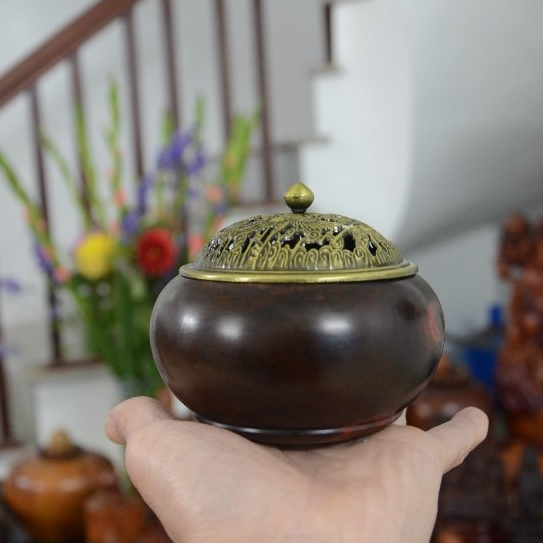 Lư xông trầm gỗ Trắc cao cấp sang trọng bền đẹp tinh tế giá tại xưởng Nhị Khê
