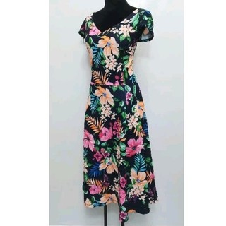Đầm bông cổ chữ V R&M Richards size 10(N100-105,E88-93)
