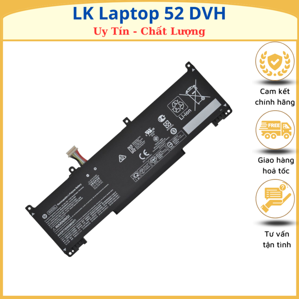Genuine RH03XL Type-A Battery HP ProBook 440 445 450 455 G9 G10 11.58V