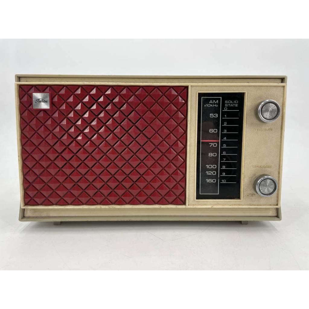 東芝 RH-556 青系 AM卓上ラジオ ヴィンテージ レトロ アンティーク