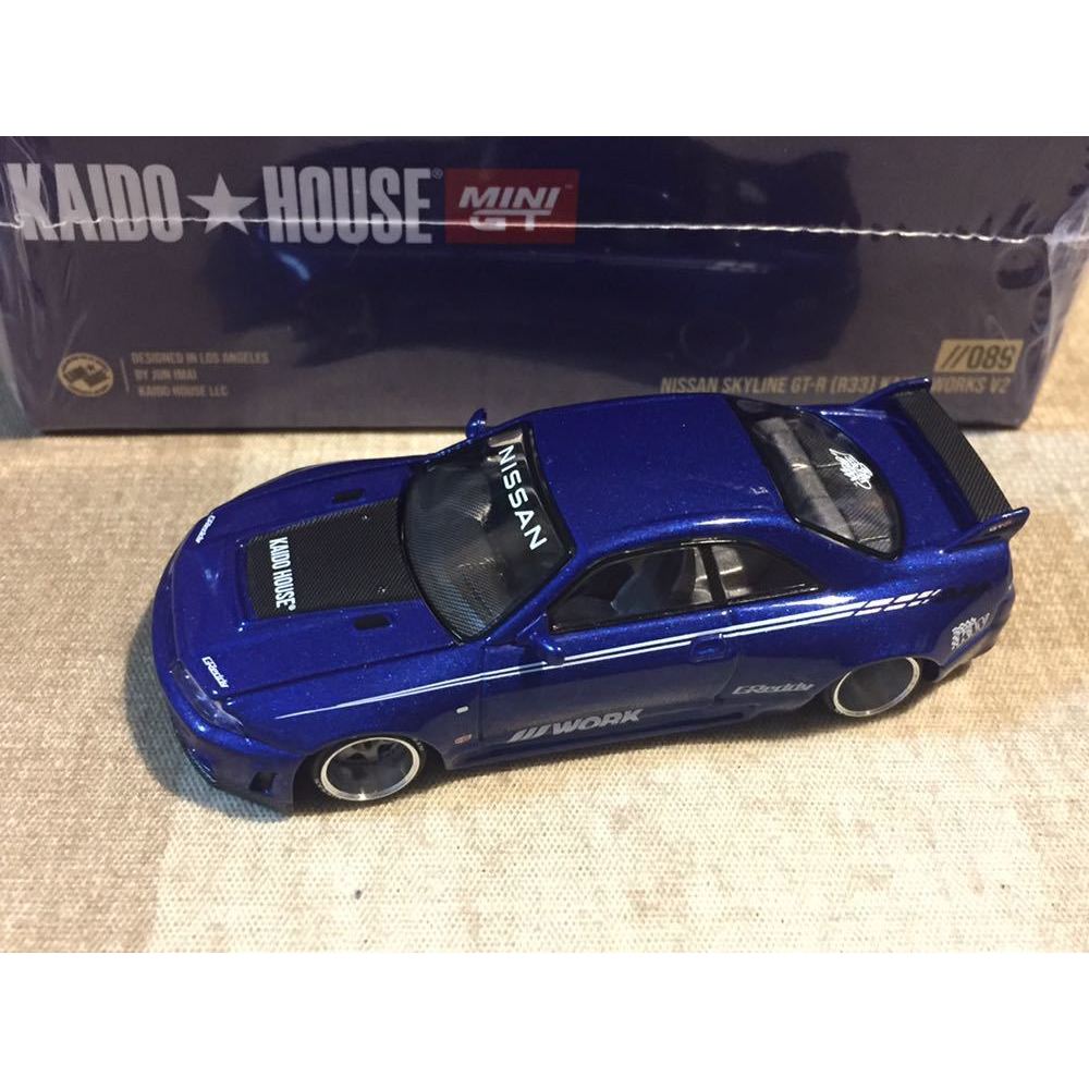 mô hình xe KHMG089 Nissan Skyline GT-R R33 Kaido Works V2 chính hãng ...