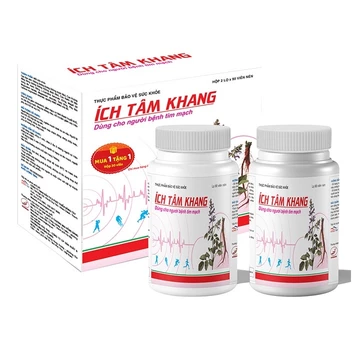 ÍCH TÂM KHANG - Tăng cường chức năng tim Combo 180 viên