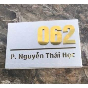 Biển số nhà. Bảng số nhà. Đặt hàng theo yêu cầu. bs32