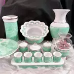 Combo Đầy Đủ Bộ Lư Hương + Chung + Dĩa + Bình Cắm Hoa Trang Trí Thờ Cúng Cho Ban Thờ Thần Tài Thổ Địa — ảnh 1