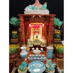 Combo Đầy Đủ Bộ Lư Hương + Chung + Dĩa + Bình Cắm Hoa Trang Trí Thờ Cúng Cho Ban Thờ Thần Tài Thổ Địa — ảnh 6
