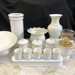 Combo Đầy Đủ Bộ Lư Hương + Chung + Dĩa + Bình Cắm Hoa Trang Trí Thờ Cúng Cho Ban Thờ Thần Tài Thổ Địa — ảnh 2