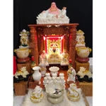 Combo Đầy Đủ Bộ Lư Hương + Chung + Dĩa + Bình Cắm Hoa Trang Trí Thờ Cúng Cho Ban Thờ Thần Tài Thổ Địa — ảnh 7