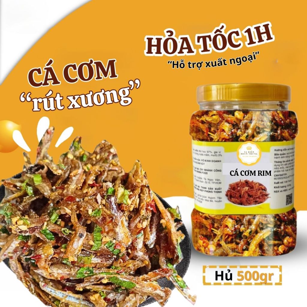 1kg Cá Cơm Rim Chua Ngọt Rút Xương Vị Tỏi Ớt Vị Biển Ăn Kèm Với Cơm ...