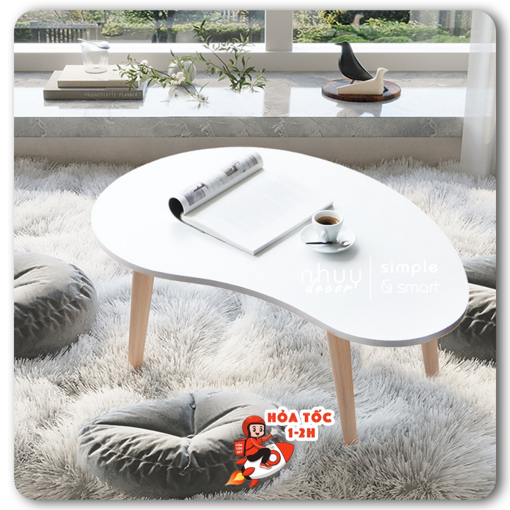 Bàn hạt đậu chống gù, bàn học ngồi bệt cực kì chắc chắn, bàn trà sofa đặt vào sofa sang trọng
