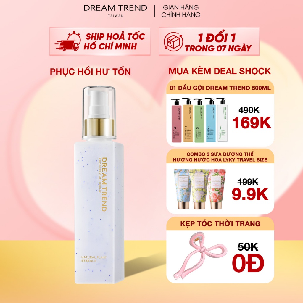 Tinh Chất Dưỡng Tóc AHA Essence DREAM TREND Nuôi Dưỡng Sâu Phục Hồi Hư ...