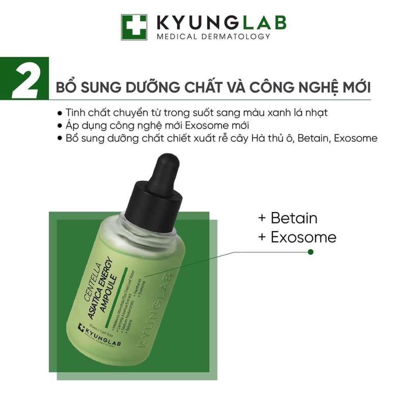 Tinh chất serum giảm mụn, ngừa mụn KYUNG LAB ACNES CENTELLA ASIATICA  AMPOULE 50ml | Shopee Việt Nam