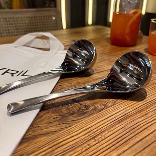 Muôi canh nhỏ inox 304 đúc đặc [325], sâu lòng phù hợp trên bàn ăn
