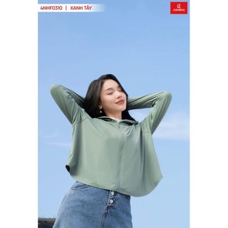 (Có sẵn) 4NHF03 Áo chống nắng nữ CARDINA thiết kế cánh dơi mũ liền công nghệ cool max chống tia cực tím hiệu quả 4NHF03
