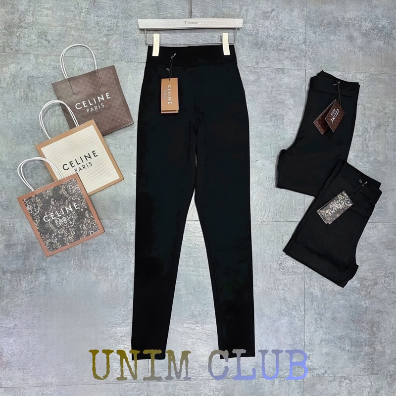[Vải Umi Hàn Loại 1] Quần Legging Cao Cấp Có Túi Chất Vải Umi Hàn Nhập Khẩu Co Giãn 4 Chiều Unim Store - QL02