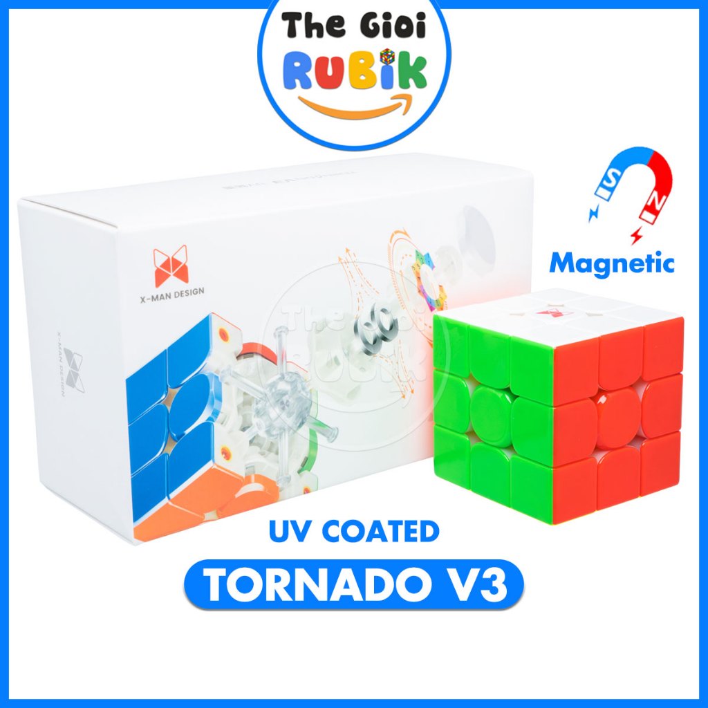 Rubik 3x3 QiYi XMD Tornado V3M Pioneer Có Nam Châm Chính hãng | The ...