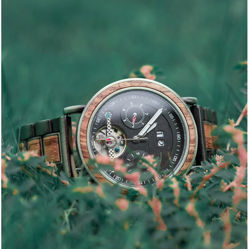 Đồng hồ đeo tay nam vỏ gỗ WoodWatch GT37 ( HOT )