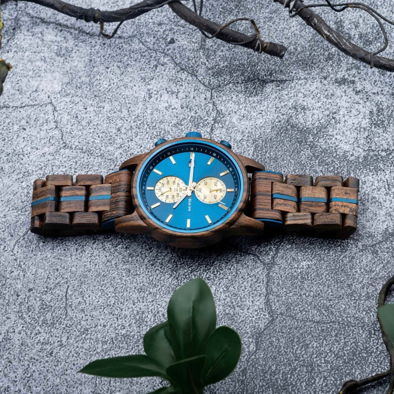 Đồng hồ đeo tay nam vỏ gỗ WoodWatch GT116