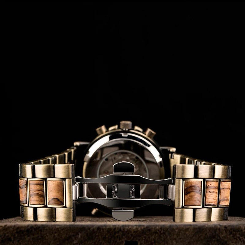 Đồng hồ đeo tay nam vỏ gỗ WoodWatch GT37 ( HOT )