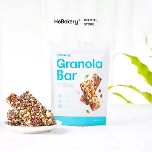 Thanh Ngũ Cốc Crunchy Granola Bar Không Đường HEBEKERY by HEBE