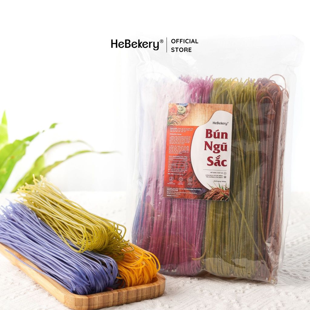 [1KG] Bún Ngũ Sắc Tự Nhiên Từ Rau Củ 5 Vị - Bún Rau Củ Màu Ăn Kiêng ...