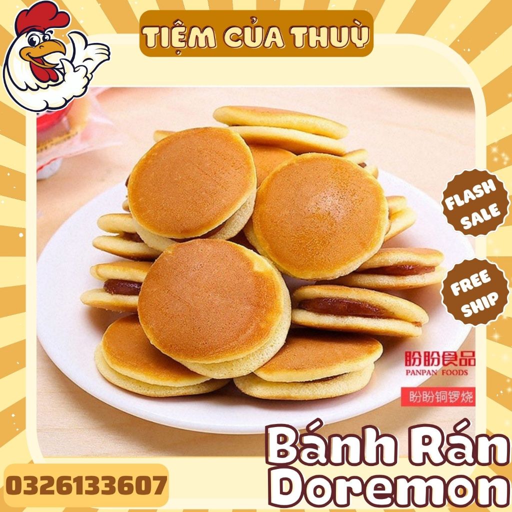 Bánh Rán Doraemon MINI Kẹp Nhân 3 Vị Đậu Đỏ - Khoai Môn - Táo Đỏ, Tiệm ...