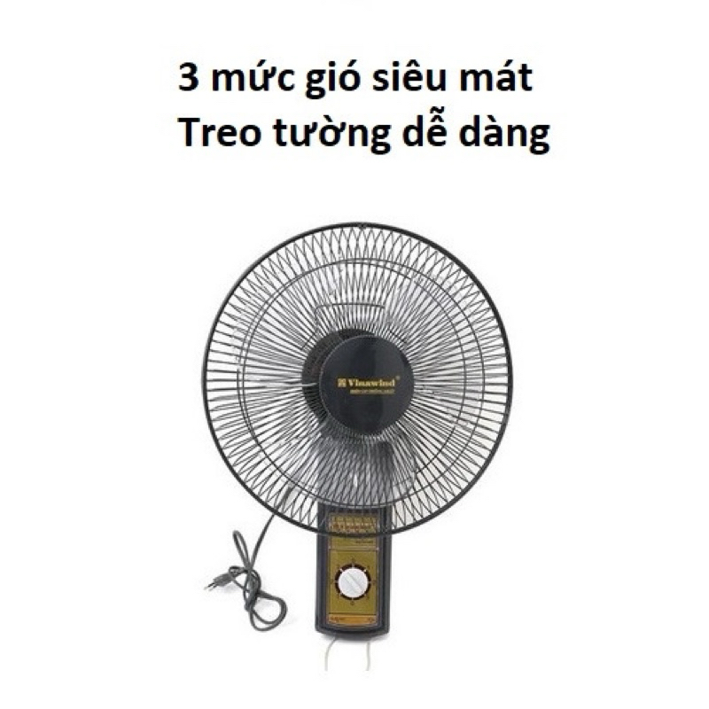Quạt treo tường Vinawind, Quạt treo tường điện cơ thống nhất sải cánh 400 |  Shopee Việt Nam