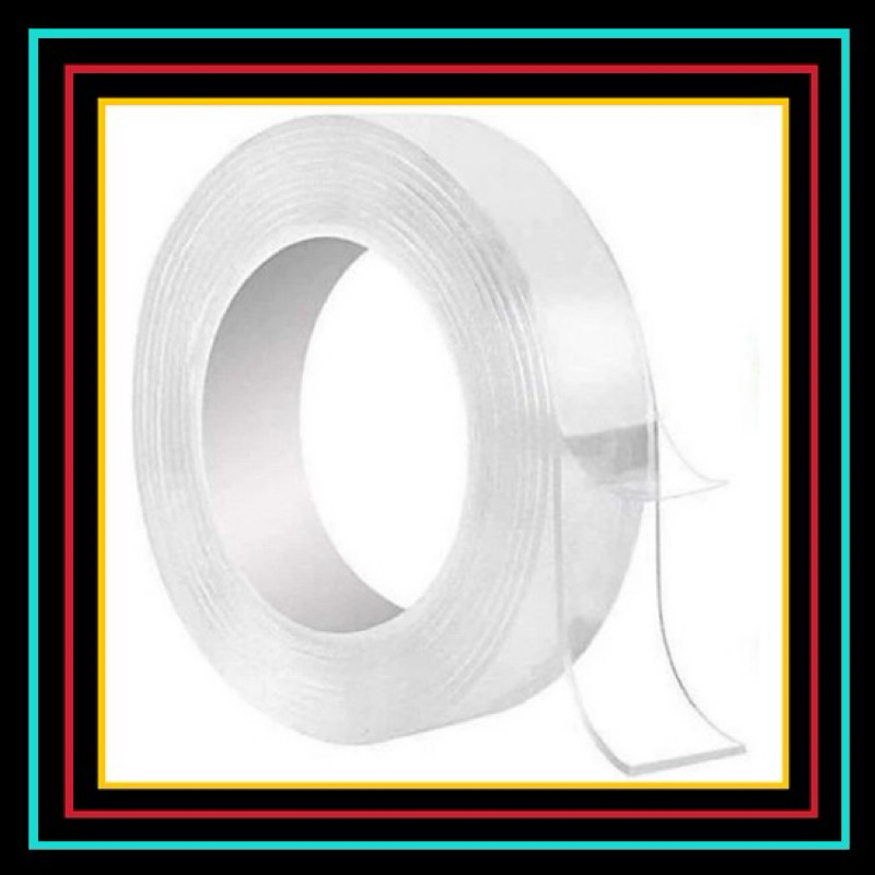 BĂNG DÍNH 2 MẶT TRONG 3CM, DÀI 3M - VPP QUỐC HUY