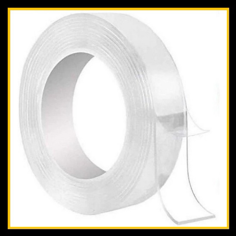 BĂNG DÍNH 2 MẶT TRONG 3CM, DÀI 3M - VPP QUỐC HUY