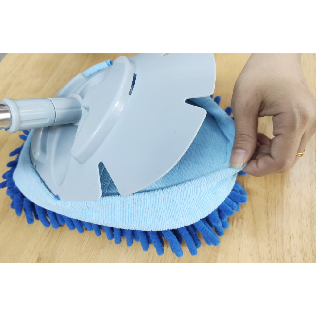[HỎA TỐC](KHÔNG TẤM LAU) Đầu Nhựa Ovan Thay Thế Cây Lau Ô tô, Lau Vách Tường Homeinno