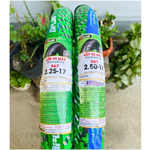 Lốp xe máy DPLUS 2.50-17 vỏ xe Wave, Dream, Future, Sirius, Honda Blade ...