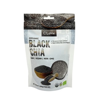 Hạt chia hữu cơ tốt cho sức khoẻ, làm sữa, lối sống lành mạnh C’LaVie 200g
