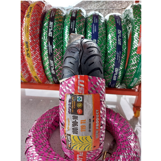 Lốp xe máy DPLUS 100/90-10 vỏ sau Lead, Spacy không ruột (săm) | Shopee ...