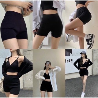 Quần Short Ngắn Vải Cotton Cao Cấp Co Giãn Ôm Body D310