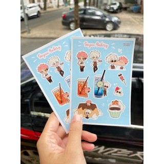 Sticker GOYUU BAKERY Jujutsu Kaisen nhãn dán