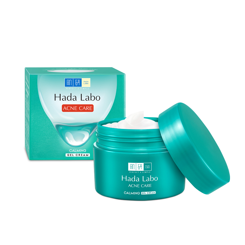 Ảnh Gel dưỡng ẩm cho da mụn, nhạy cảm Hada Labo Acne Care Calming Gel Cream 50g 1