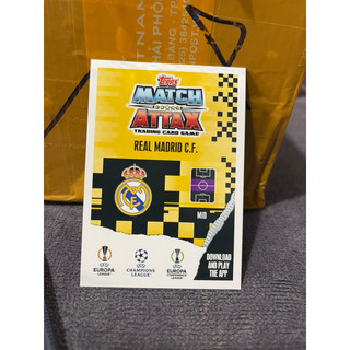 Thẻ Lẻ Topps Match Attax Champions League 23/24 Generational Talent Bellingham LE29 ( Siêu Hiếm ) ( Super Rare )